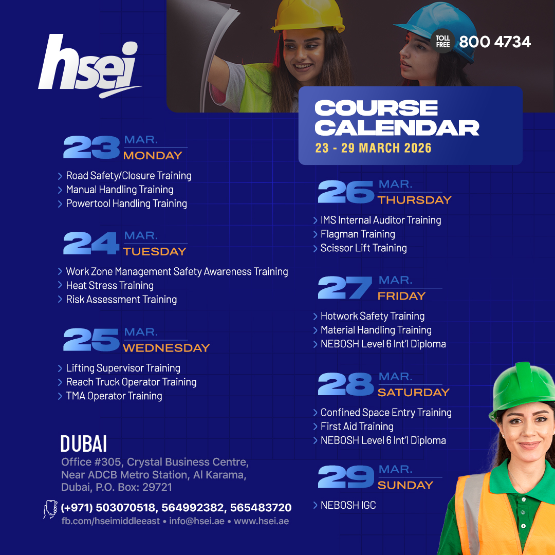 NEBOSH Level 6 Int'l Diploma for Occupational Health & Safety Management Professionals
