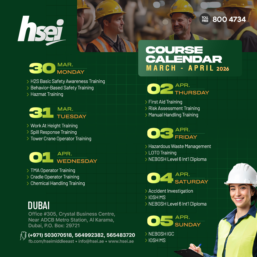 NEBOSH Level 6 Int'l Diploma for Occupational Health & Safety Management Professionals